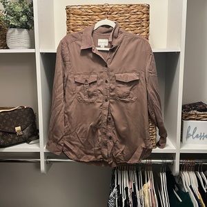 American Eagle Oversized Button Up